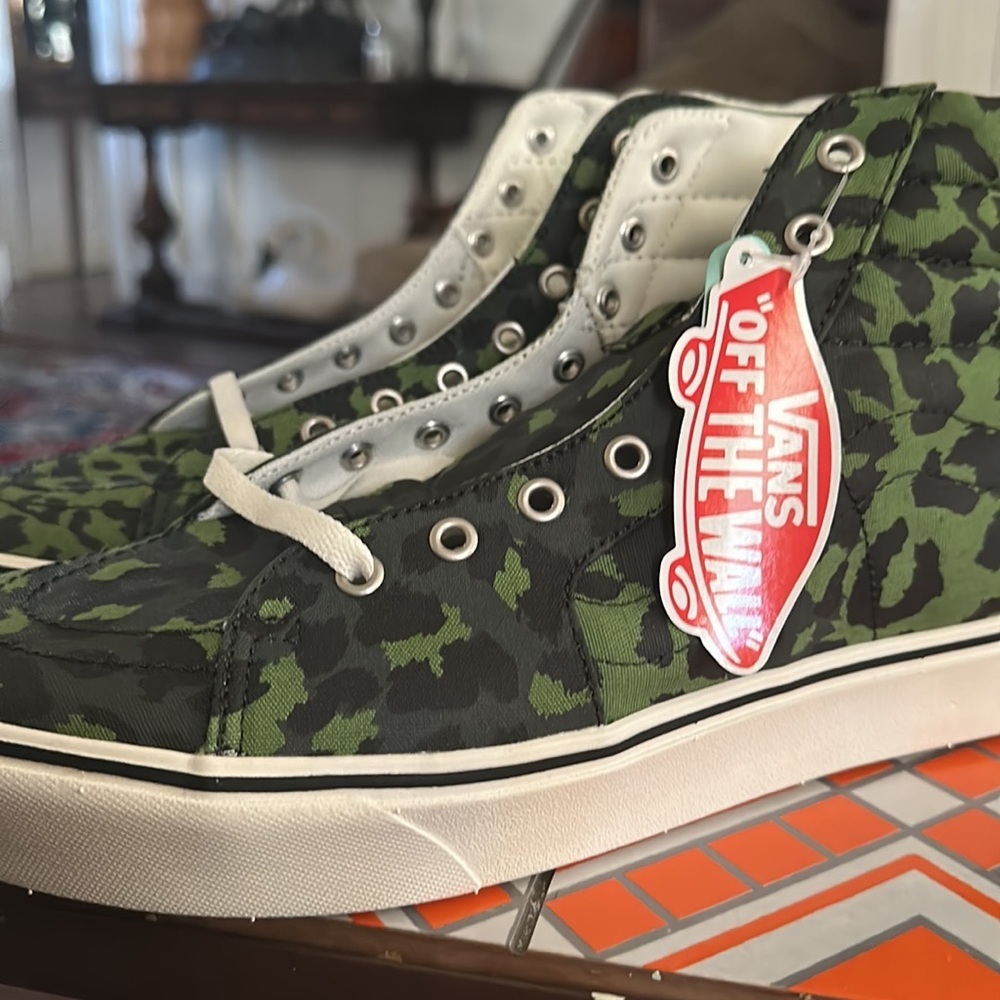 ##39/48❤️ Brand new vans SK8 leopard high top sneakers - Picture 11 of 12